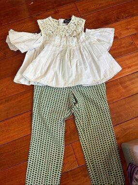 Style Mafia White Floral Lace Blouse